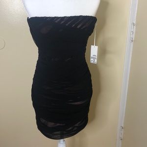 2B.Rych Strapless  black dress